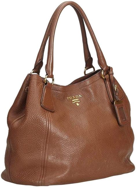 prada brown leather coat|Prada leather tote handbag black.